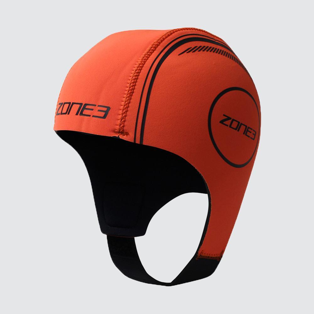 Orange Neoprene Swim Cap