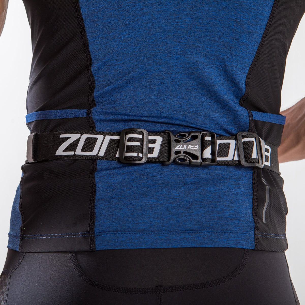 Endurance Number Belt with Lycra Fuel Pouch and Energy Gel Storage clip